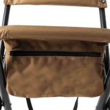 Deluxe Folding Camp Chair with Pouch and Back Support