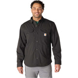 Carhartt Men's Force Fleece-Lined Rip-Stop Shirt Jac