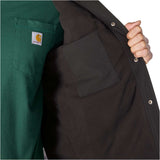 Carhartt Men's Force Fleece-Lined Rip-Stop Shirt Jac