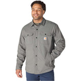 Carhartt Men's Force Fleece-Lined Rip-Stop Shirt Jac