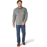 Carhartt Men's Force Fleece-Lined Rip-Stop Shirt Jac