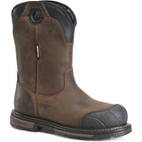 Carolina Blockade 11-inch Pull-on Men's Brown Heavy Duty Waterproof Composite Safety Toe Work Boot