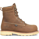 Carolina Staple Gun Men's 8-inch Waterproof Composite Safety Toe Dark Tan Work Boot