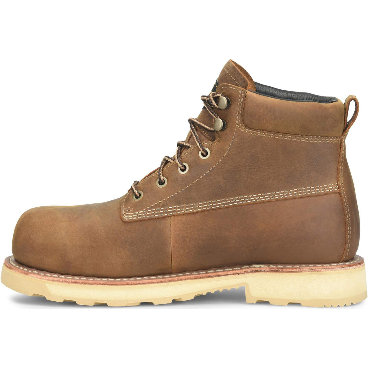 Carolina Staple Gun Men's 6-inch Waterproof Composite Safety Toe Dark Tan Work Boot