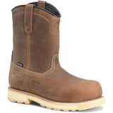 Carolina Staple Gun 11-inch Pull-on Men's Waterproof Composite Safety Toe Dark Tan Work Boot