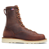 Danner Bull Run 8-inch Brown Vibram Cristy Plain Toe Work Boots - 15556