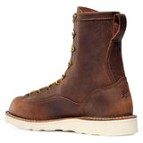 Danner Bull Run 8-inch Brown Vibram Cristy Plain Toe Work Boots - 15556