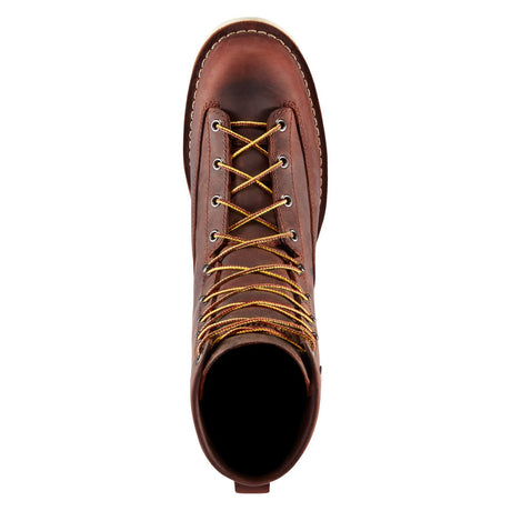Danner Bull Run 8-inch Brown Vibram Cristy Plain Toe Work Boots - 15556