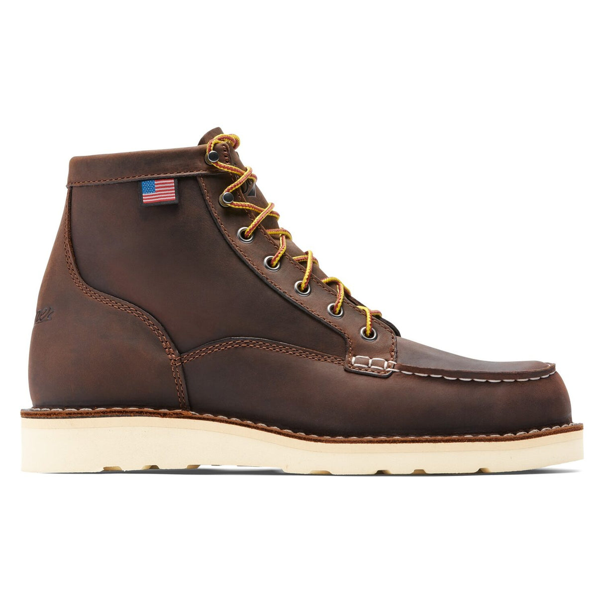 Danner Bull Run Moc Toe 6-inch Brown Wedge Work Boot