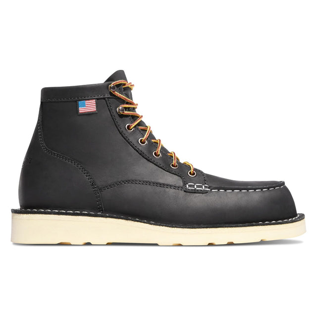 Danner Bull Run Black Moc Steel Toe Work Boot