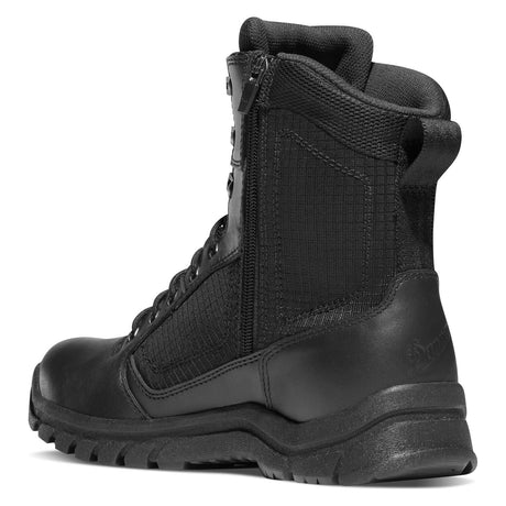 Danner Lookout Side-Zip 8-inch Black Waterproof Duty Boot