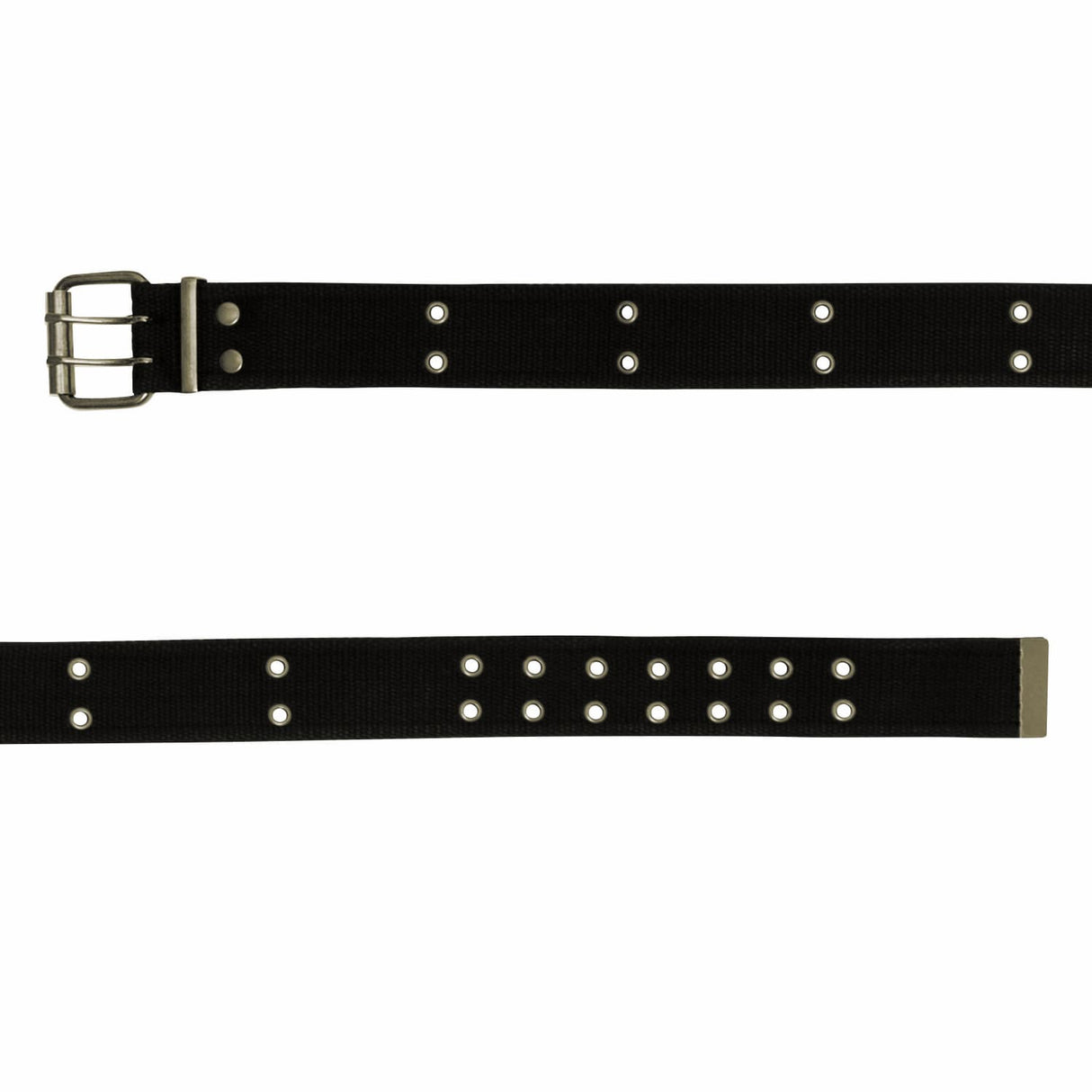 Vintage Double Prong Buckle Military Pistol Belt