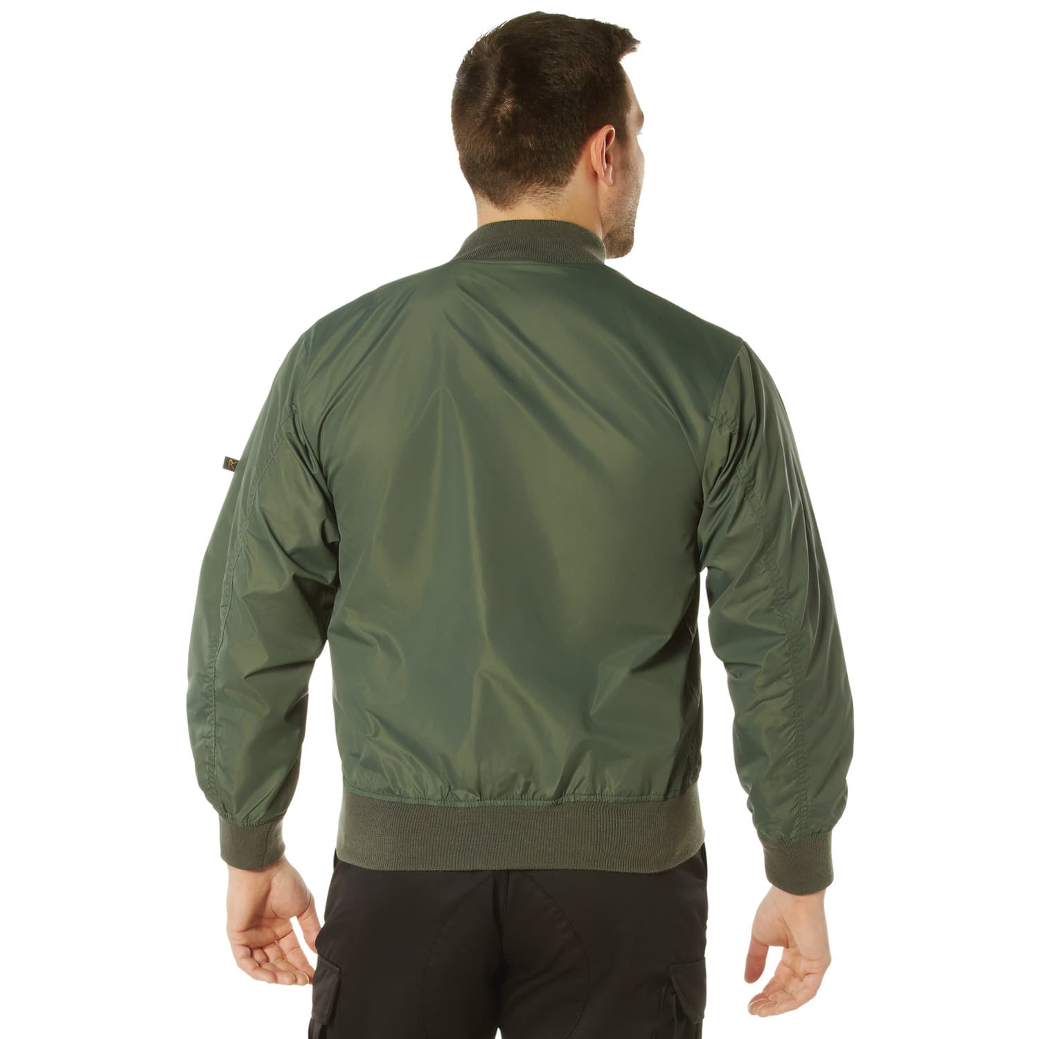 Sage Green Lightweight MA-1 Bomber Jacket