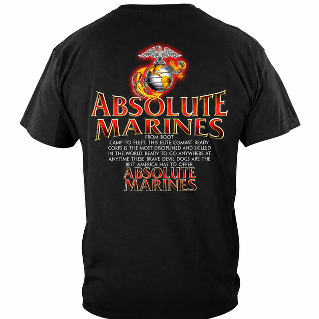 USMC Absolute Marines T-Shirt - back view