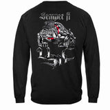 Marine Steel Bulldog Long Sleeve T-shirt - back view