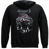 Steel Bulldog Semper Fi USMC Hoodie - back view