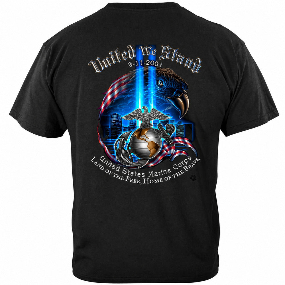 USMC United We Stand 9-11 T-Shirt - back view