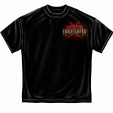Redneck Firefighter T-Shirt - Black - front view