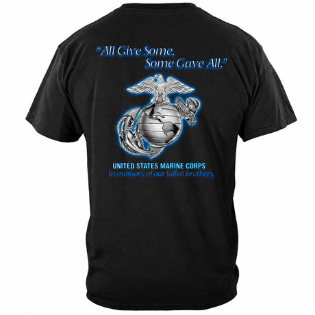 All Gave Some, Some Gave All - Marines T-shirt - back view