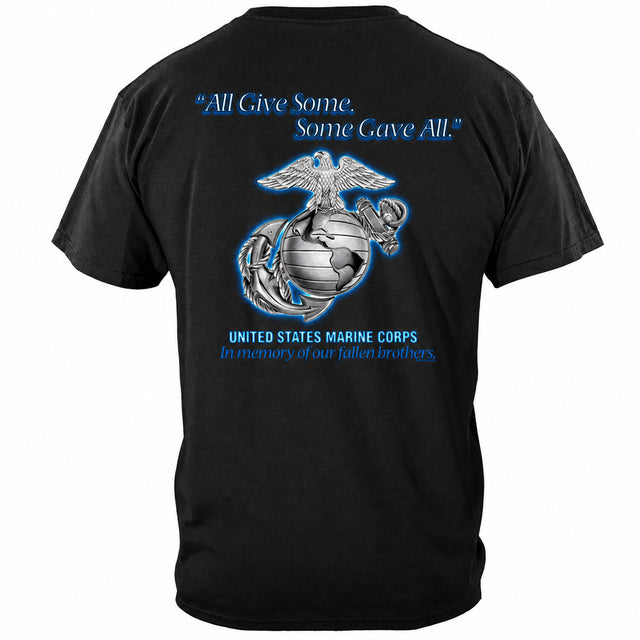 All Gave Some, Some Gave All - Marines T-shirt - back view