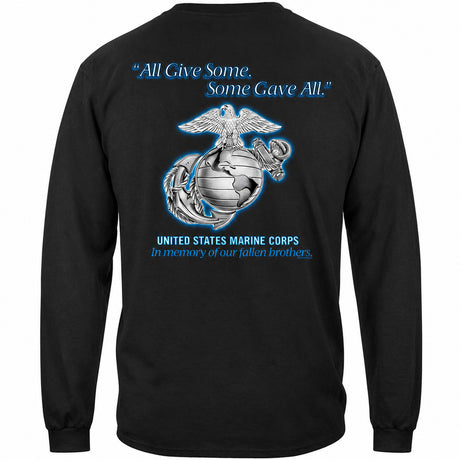 Marines All Gave Some, Some Gave All Long Sleeve T-shirt - back view