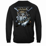 Never Retreat, Never Surrender Marine Long Sleeve T-shirt - back view