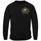 First in Last Out USMC T-shirt - Long Sleeve - front view