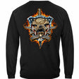 Once a Marine, Always a Marine - Bulldog Shield Long Sleeve T-shirt - back view
