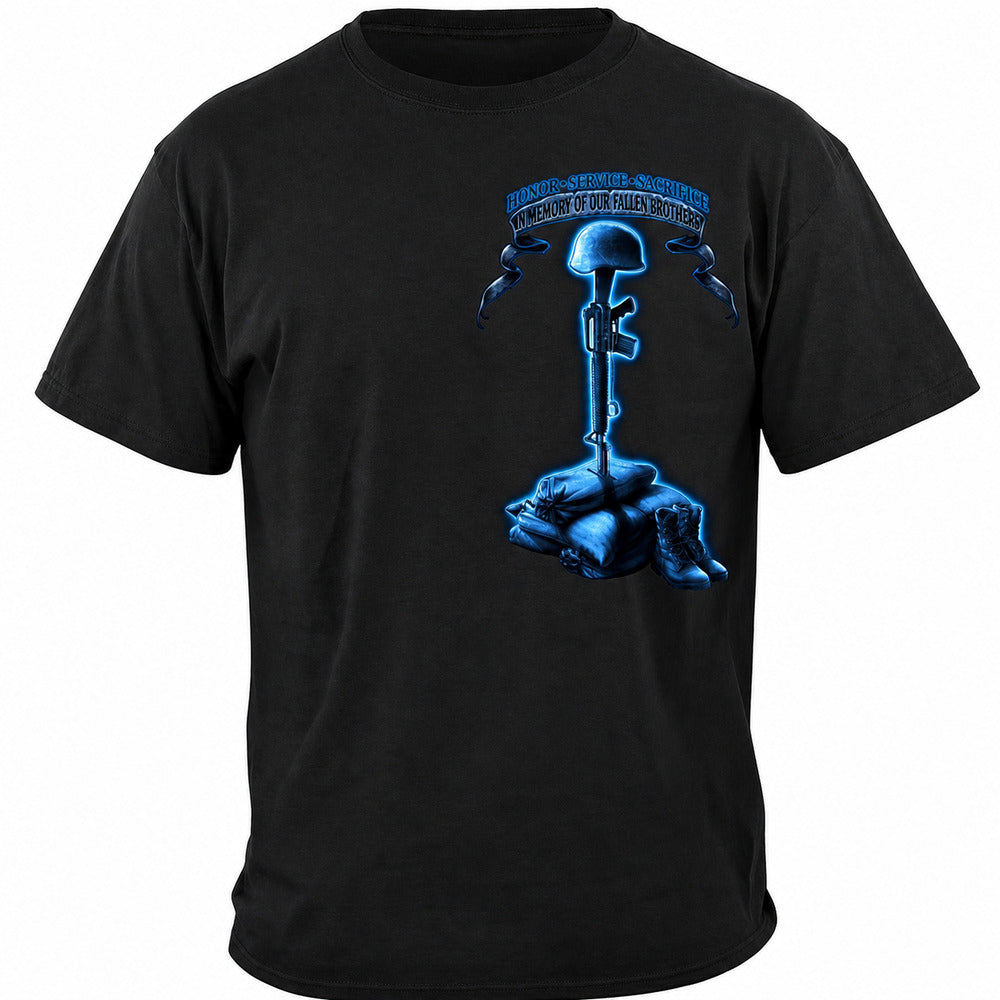 USMC Fallen Brothers 911 Memorial T-shirt - front view