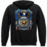 Marine True Heroes Hoodie - back view