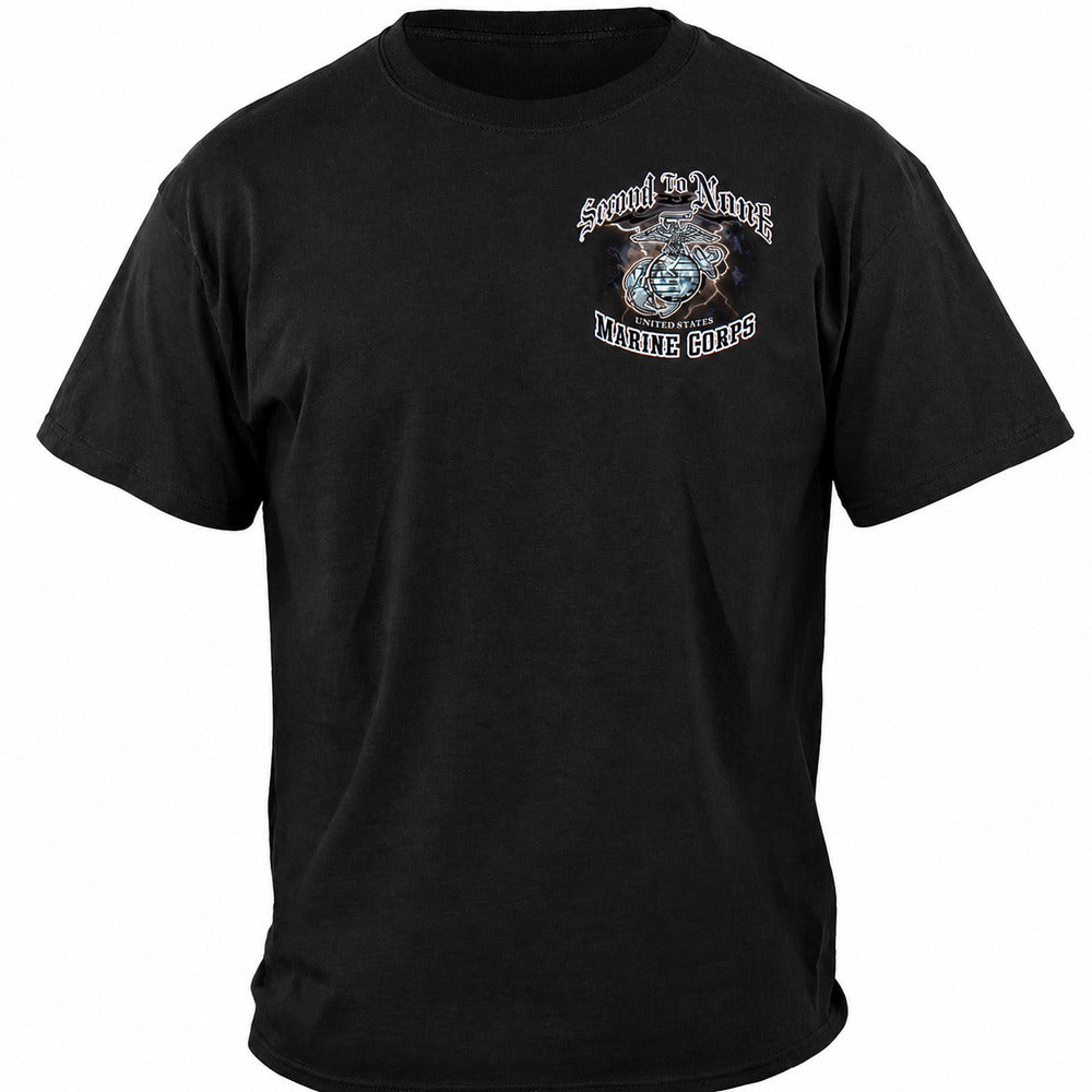 US Marine Corps Second to None Short Sleeve T-shirt - front view