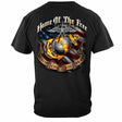 United States Military Marine Corps Soldier Cross Military T-Shirt - back view
