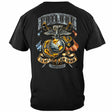 USMC Failure Is Not An Option T-Shirt - Black - back view