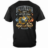 USMC Failure Is Not An Option T-Shirt - Black - back view