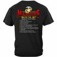United States Marines Rule Because T-shirt - back view