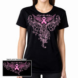 Elite Breed Pink Foil Fight Breast Cancer T-Shirt - back view