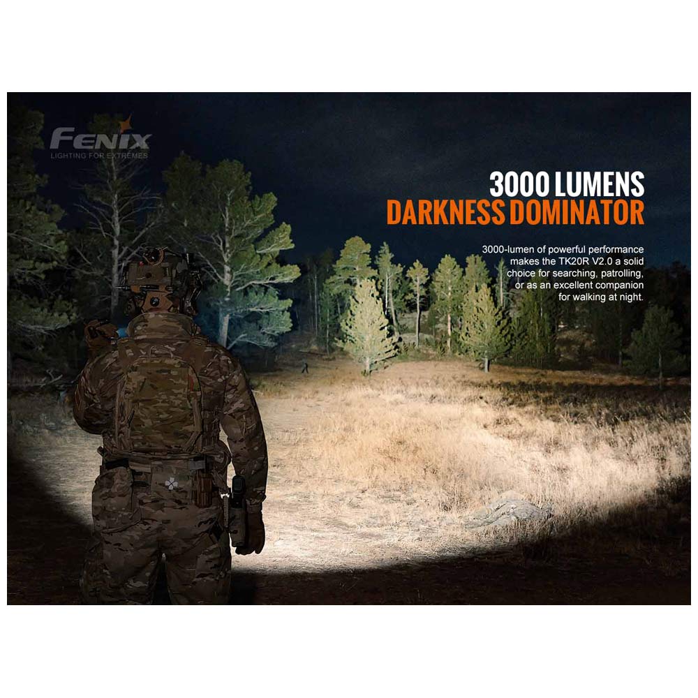 Fenix TK20R 2.0 Rechargeable Tactical Flashlight