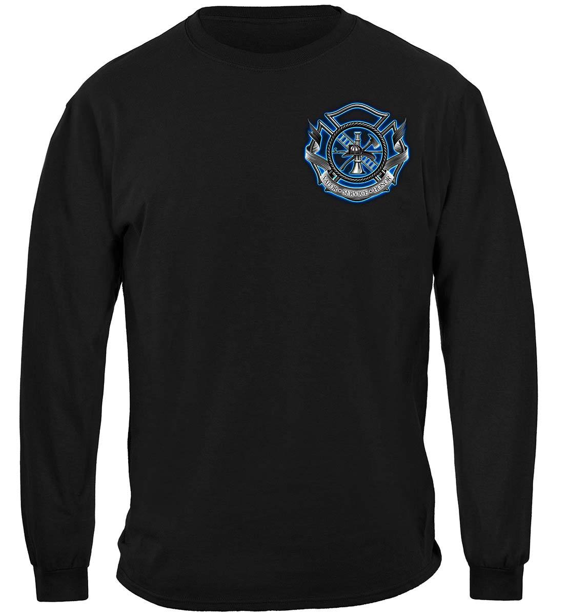 Faith Service Honor Firefighter T-shirt - Long Sleeve