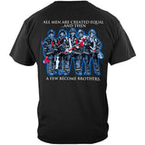 All Men are Created Equal Fallen Firefighter T-shirt - Black