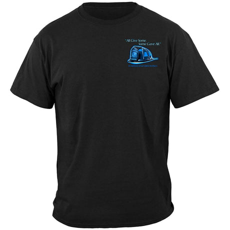 All Men are Created Equal Fallen Firefighter T-shirt - Black