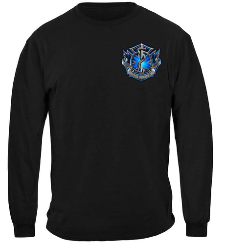 Service Before Self Long Sleeve Fire Rescue T-shirt