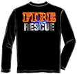 Fire Rescue T-shirt - Long Sleeve