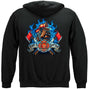 First In Last Out Firefighter Hoodie
