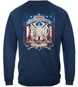 American Firefighter T-shirt - Long Sleeve