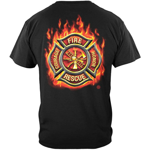 Fire Rescue Courage and Honor T-shirt