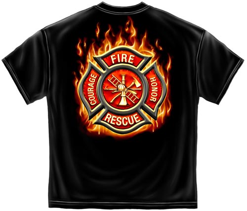 Fire Rescue Courage and Honor T-shirt