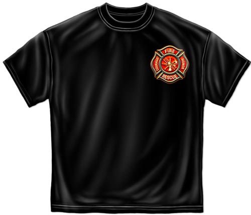 Fire Rescue Courage and Honor T-shirt