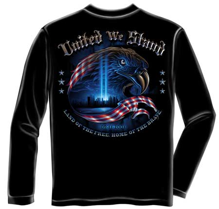 United We Stand 9/11 Patriotic T-shirt - Long Sleeve