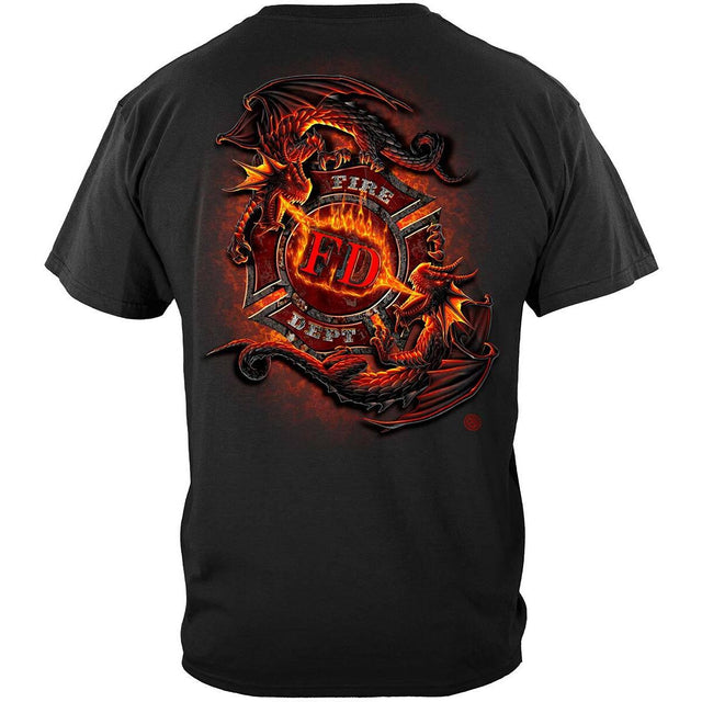 Fear No Evil Firefighter T-shirt | Fireman T-Shirts