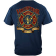 Volunteer Firefighter T-shirt - Navy